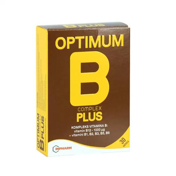 Optimum B complex plus 30 kapsula